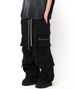 Danke Schön ブラックカーゴパンツ 34のサムネイル