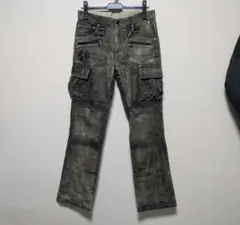 Roen ワッペン カーゴパンツ ヴィンテージ ユーズド 加工 ビンテージのサムネイル
