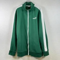 PUMA プーマ トラックジャケット グリーン XXLのサムネイル