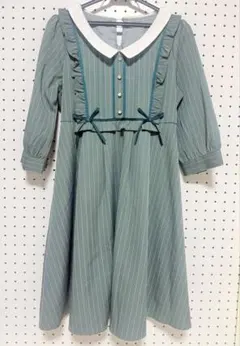 axes femme ストライプ柄 ワンピース