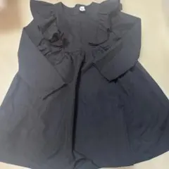 女の子　ワンピース　黒　ドレス