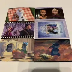 ディズニー1番くじ　ステッカーシール　アナと雪の女王　スティッチ