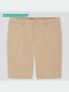 ユニクロ UNIQLO 感動ショートパンツ ベージュ ハーフパンツ 半ズボン L