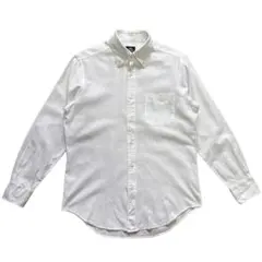 シャツ 長袖 Shirt 鎌倉 カマクラ LENO CLOTH 白 日本製 古着