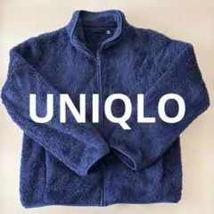 UNIQLO フリースジャケット 150 ネイビー