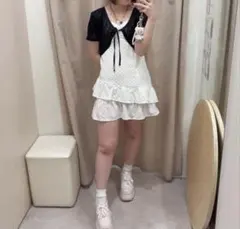 OLIVE des OLIVE ボレロ+ティアードキャミワンピース