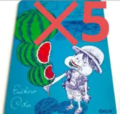 ONE PIECE 尾田栄一郎 イラストカード 5枚セット ワンピース カードゲーム 尾田栄一郎 イラスト 5枚セット - メルカリ