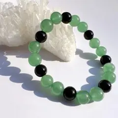 天然石ブレスレット アベンチュリン×オニキス パワーストーン
