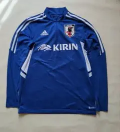 adidas サッカー日本代表 トレーニングトップ ブルー