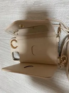 スマホショルダーバッグ ベージュ