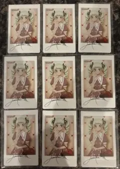 アイカツ　藤堂ユリカ キャラナップ Girly RED 9点セット