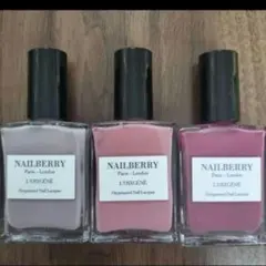 NAILBERRY ネイルベリー ネイルポリッシュ ネイルカラー ３個セット