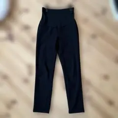 裏起毛ハイウエストマタニティパンツ　M
