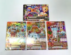 アイカツ 新城ひなき クララキャロルコーデ4枚セット