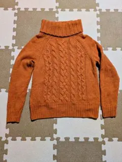 組曲　オレンジ系　セーター　サイズ2