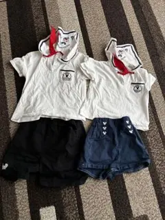 ミッキー セーラー襟 Tシャツとショートパンツセット