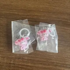 サンリオキャラクターズゆるっとめじるしアクセサリー ぼんぼんりぼん 2個セット