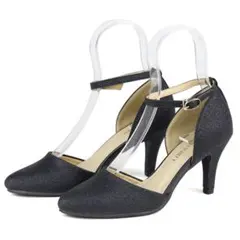 パンプス　ヒール　シューズ LiBERTYDOLL リバティードール　黒