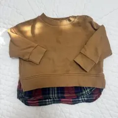 OCEAN & GROUND レイヤード風トレーナー 80cm