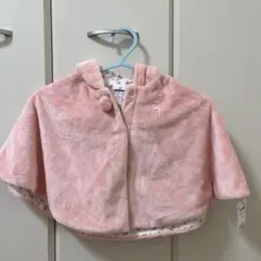 ミキハウス フリースポンチョ 70-90cm