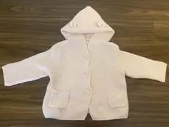 baby GAP くまさんカーディガン ピンク 70cm