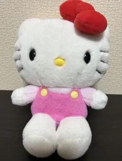 レア】平成レトロ ハローキティ ぬいぐるみ 星リボン 赤×ピンク - メルカリ