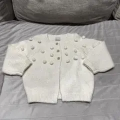 プティマイン　ニットカーディガン　サイズS（80-90）　未使用
