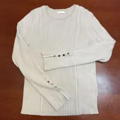 GU長袖セーター　グレイ系