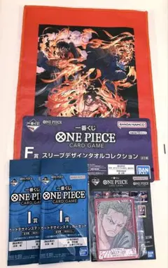一番くじ ワンピースカードゲーム　F・I・G賞 ゾロ ステッカータオルアクスタ