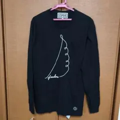 ESPOIR「エスポワール」長袖Tシャツ ロングシャツ ブラック