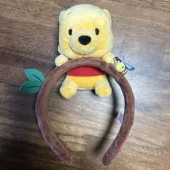 くまのプーさん カチューシャ ぬいぐるみ付き　ディズニー