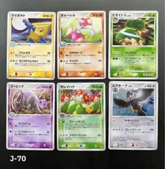 ※【6枚セット】【ライボルト:チャーレム:ドダイトス:ブーピッグ:キレイハナ他】