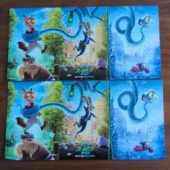 ズートピア2 第1弾入場者特典 限定ビジュアルパノラマボード 2枚セット