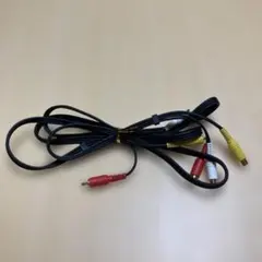 AVケーブル RCAコネクタ 3端子 黒