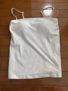 ユニクロ　エアリズム　コットンブラチューブトップ　ホワイト