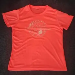 ellesse テニス Tシャツ ピンクオレンジ WLのサムネイル