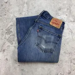 リーバイス　505　デニムパンツ　ジーパン　古着　インディゴブルー　W33