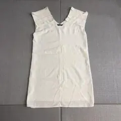 MURUA アイボリー ノースリーブ　チュニック　ブラウス