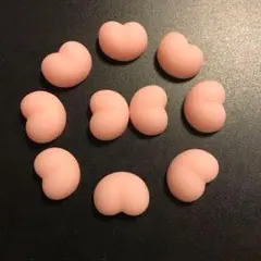おしりシール風　おしりパーツ　10個セット　ぷにぷに