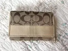 Coach モノグラム 三つ折り財布