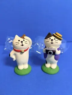 デコレコンコンブル　apoml限定　花火カメラマン猫　空を見上げている猫