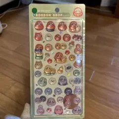 ボンボンドロップシール　和柄　だるま