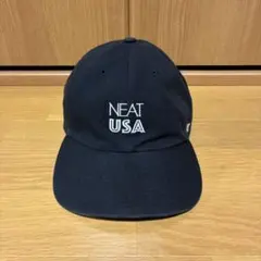 NEAT USA 刺繍キャップ ブラック
