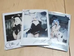 コスプレイヤー あつき my suite 直筆サイン チェキ3枚+おまけセット