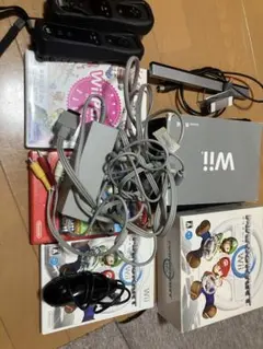 Nintendo Wii 本体 + ゲームソフト、マリオカートセット
