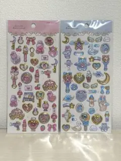 【2点まとめ売り】エクランウルーシール セーラームーン風 魔法少女 エンジェル