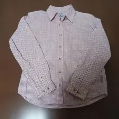 Columbia Titanium 長袖シャツ Sサイズ 赤と白チェック