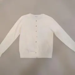 NATURAL BEAUTY BASIC ホワイトカーディガン M