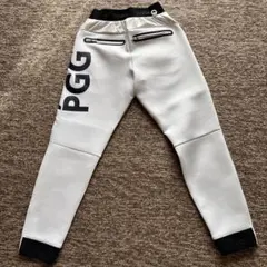 パーリーゲイツPGG ダンボールニットパンツ ホワイト