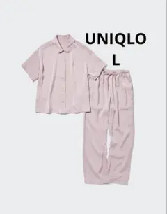 サテンパジャマ UNIQLO ピンクのサムネイル